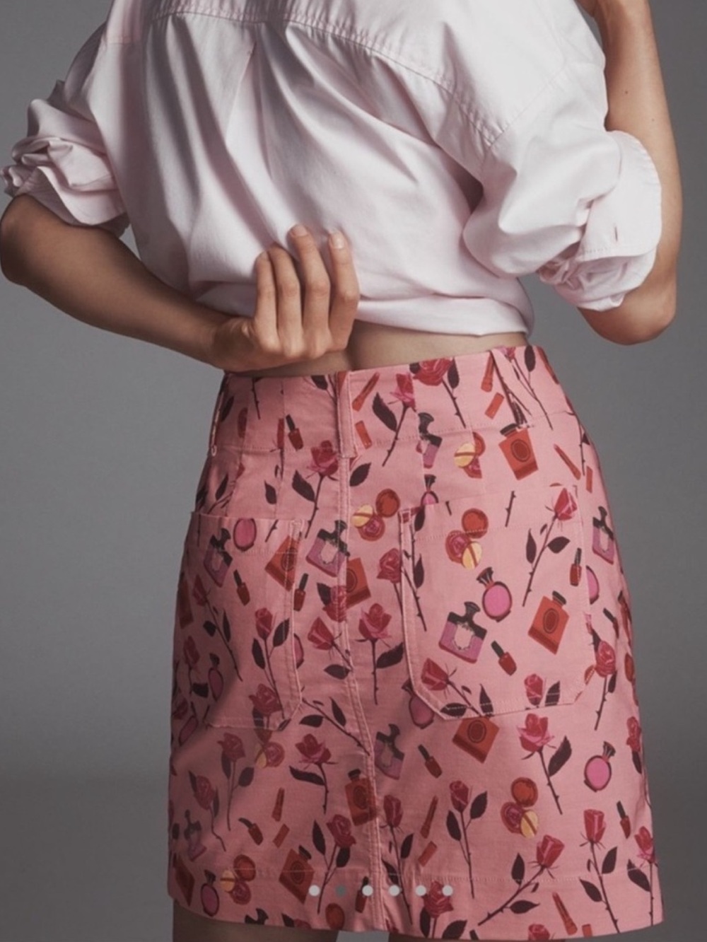 NWT Anthro Maeve The Anisa Makhoul Colette Mini Skirt - Picture 4 of 16